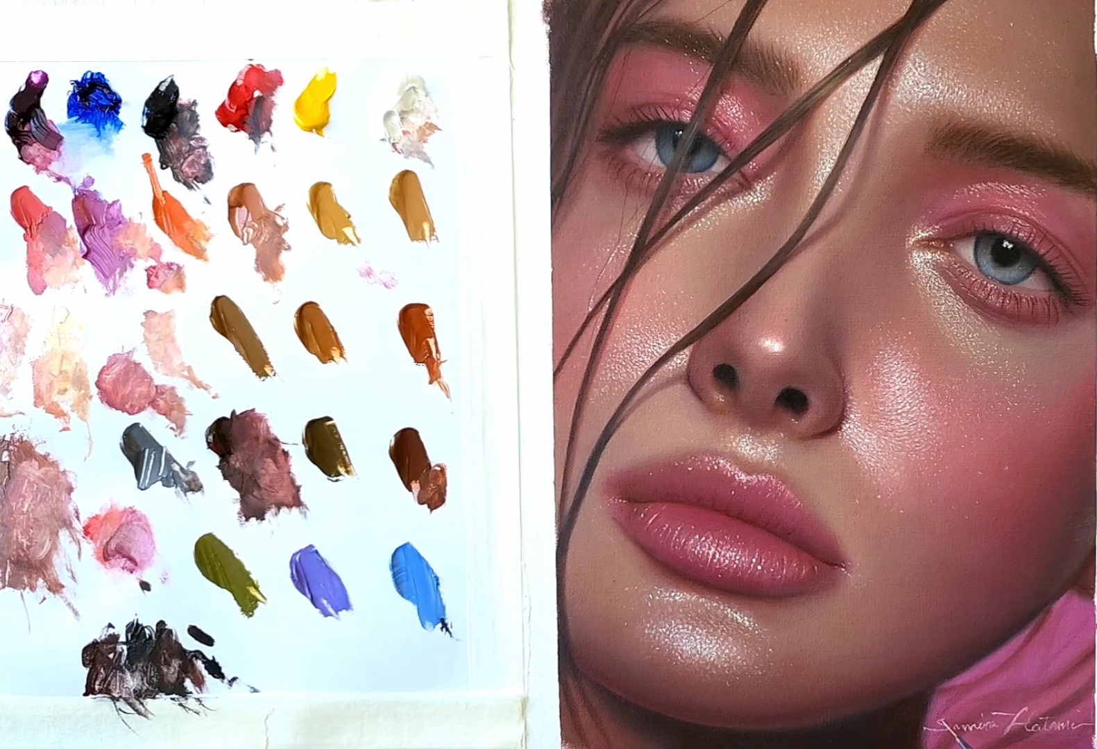 Hyperrealistic Oil Portrait Course – samirahatami